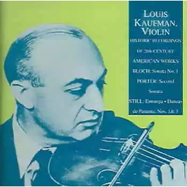 MERIT -LOUIS KAUFMAN -HISTORIC RECORDINGS OF AMERICAN WORKS
