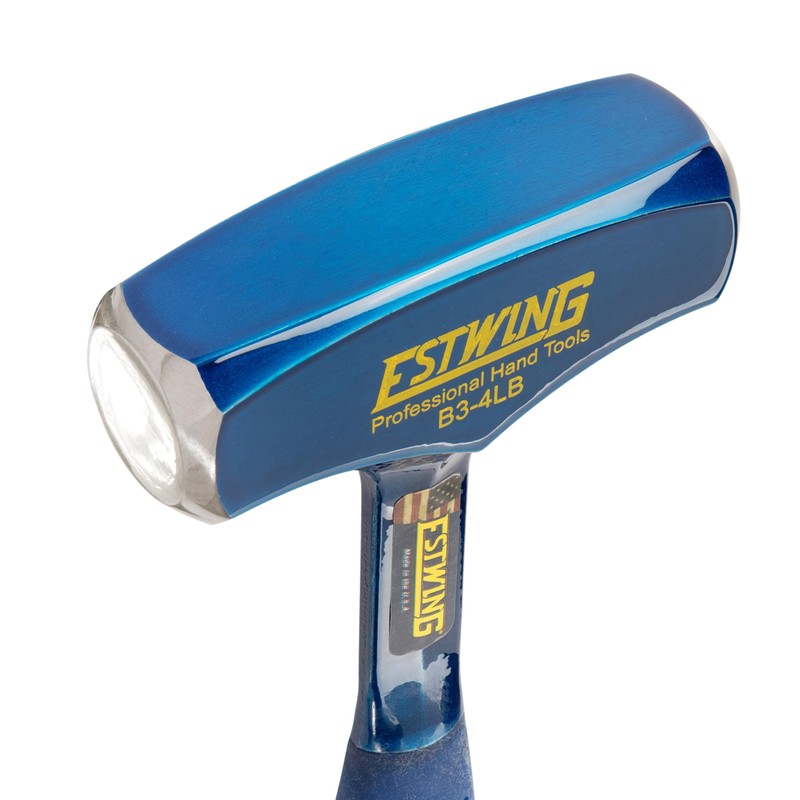 Estwing - B34LB Drilling/Crack Hammer - 4-Pound Sledge with Forged