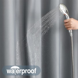 Summout Split Shower Curtain for Bath Transfer Benches with Mesh Top Window, No Hook Shower Curtain with Magnetic Bottom Seal in Liner, 2 Vertical Slits Designed -72''x74'', Grey