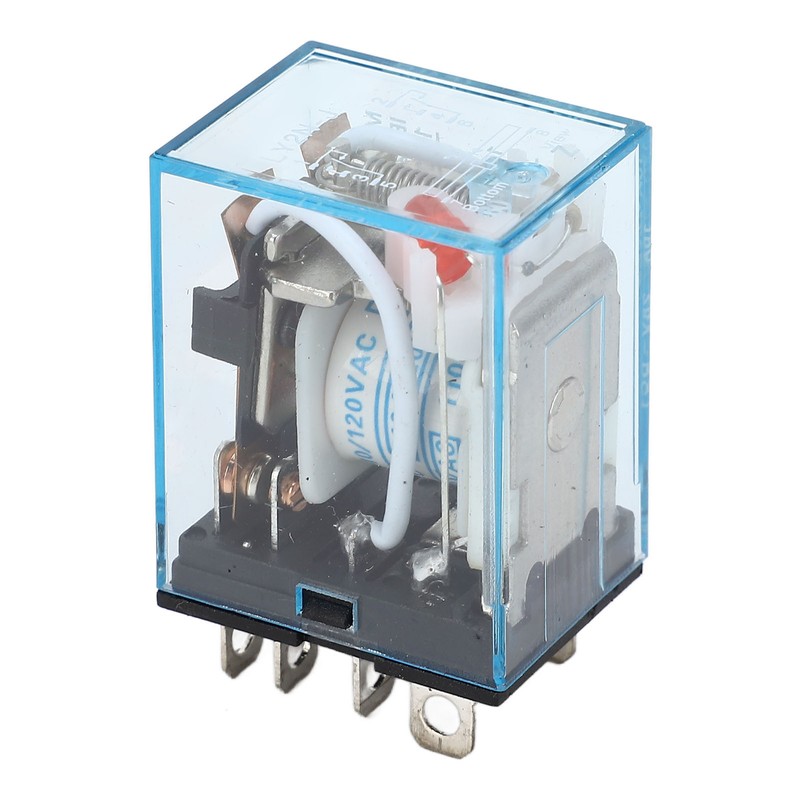 10Pcs Coil Power Relay Small Intermediate Electromagnetic 8 Pin 2