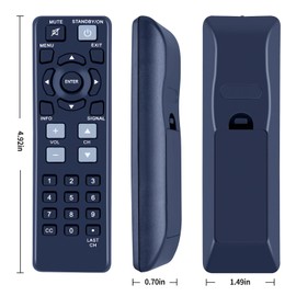 HCDZ Replacement Remote Control for Venturer PLV16100 PLV76156 PLV76176 PLV7615H PLV76198E PLV16070 LCD Digital TV