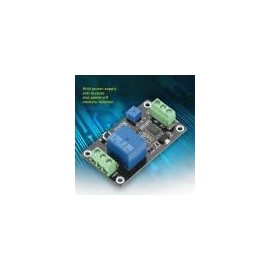 Delay Timer Relay Module, DC 5V/12V/24V 0.1-120s Adjustable Delay Timing Timer Turn On Off Relay Switch Module Self Locking Function for Smart Home, Automatic Control (DC12V)