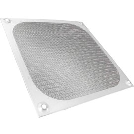 AABCOOLING Aluminium Fan Filter, Fan Cover, for Fan, Dust Filter (80 mm, Silver)