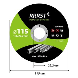 Cutting Disc 115 mm Metal Stainless Steel for Angle Grinders, Pack of 25, Extra Thin 1 mm Angle Grinder Flex Disc, Cutting Discs for Metal, Stainless Steel, Steel, Iron, Sheet Metal, Plastic, Steel