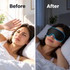 3D Blackout Sleep Eye Mask for Women & Men, Contoured