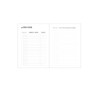 Animal Okusuri Notebook, Simple Design, 32 Pages (Blue Penguin)