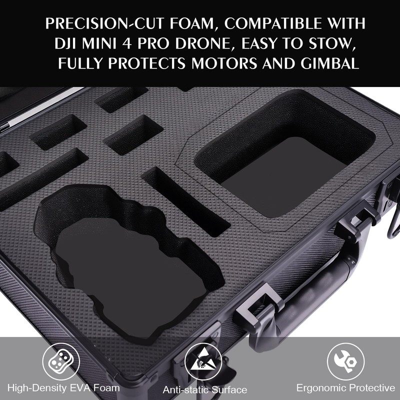 BAGAKE Hard Case for DJI Mini 4 Pro/Mini 3/Pro- Waterproof,Shockproof