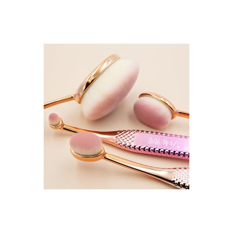 Royal Brush Moda Rose Cosmetic 4 Piece Face Make Up