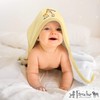 Frenchie Mini Couture, Hooded Bath Towels for Babies, 80% Cotton/20%