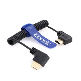 Eonvic HDMI to HDMI Cable 8K 3D 1080P HD HDMI 2.1 Cable with Ethernet High Speed HDMI Male to Male Cable for Sony a7siii, Atomos Ninja, Shinobi Monitor, BMPCC4k