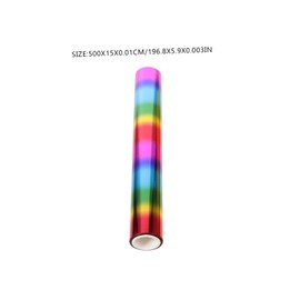 TEHAUX 2rolls Glimmer Heat Activated Foil for DIY Crafting of Foil Transfer Paper Gold for Invitations Greeting Cards and Holiday Projects