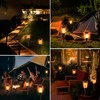 FIFIying Solar Lights Outdoor Garden, Waterproof Auto On-Off Solar Torch