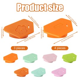 7-Piece Magnetic Seam Guide, 2 Types of Sewing Machine Guides with Scale Multi-Purpose Sewing Machine Accessories, Universal Sewing Accessories for Sewing Machines