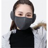 EB-02 Earmuff Mask for Winter Cold Protection, Hiking, Camping, Skiing, Fishing 00CH-Charcoal 4ea