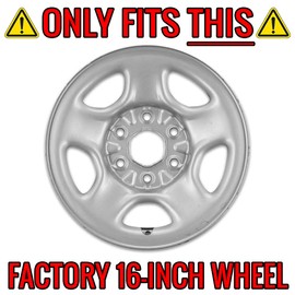 16" Chrome Wheel Skin Kit fits Chevy Silverado 1500 1999-2007 - ABS 4 Pack