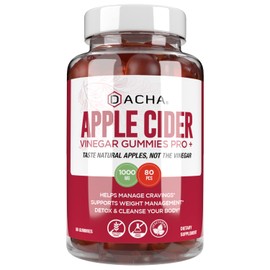 Premium Apple Cider Vinegar Gummies – 80 Count, 1000mg Raw, Organic, Unfiltered ACV from The Mother, Not Sticky, Immune, Detox, Fitness & Acid Reflux Heartburn Pomegranate Beet Root Vitamin B9 B12