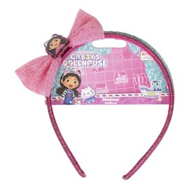 CERDÁ LIFE'S LITTLE MOMENTS Gabby's Dollhouse Headband - Pink - Made from Durable Materials - Design by Gabby with Bow - Original Product Designed in Spain