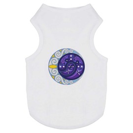 'Celtic Spiral Moon' Pet Dog/Cat T-Shirt (PT00076616)