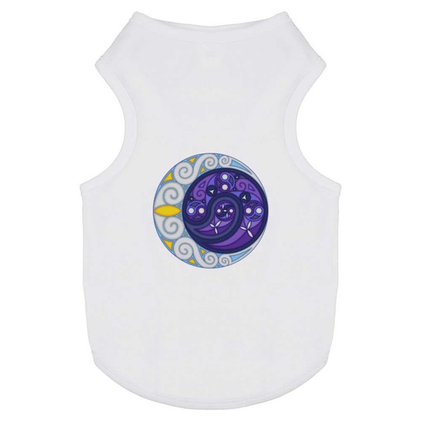 'Celtic Spiral Moon' Pet Dog/Cat T-Shirt (PT00076616)