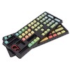 Keycaps PBT Translucent Sublimation Rainbow Gradient Mechanical 108 Keycaps for