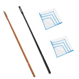 CCeCCe 2 Sets Flute Cleaning Kit Wood + Plastic Cleaning Rod Stick Swab + Cotton Gauze Cleaning Cloth for Inside Drying Wooden Flutes Sweeping Piccolo Woodwind Instruments Maintenance Cleaner