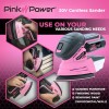 Pink Power 20V Cordless Handheld Wood Detail Sander w/ Battery