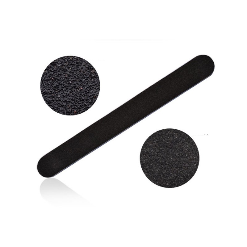 Nail File Buffer Sand Paper Surface Care Double sided Black