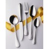 Arasawa Seisakusho Alpha Pearl Line Demitasse Spoon, 18-8 Stainless Steel
