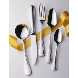 Arasawa Seisakusho Alpha Pearl Line Demitasse Spoon, 18-8 Stainless Steel