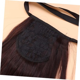 Beavorty 3pcs 48cm Wavy Ponytail Hair Extension Women Wig Handmade Soft Material for All Occasions