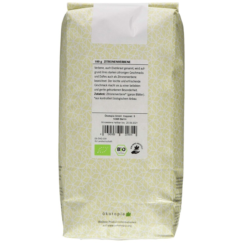 Ökotopia Lemon Verbena 100 g
