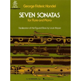 Handel Seven Sonatas for Flute and Piano Sheet Music Book NEW 050334450
