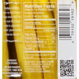 Best Maid Products - 24 Ounce Glass Jars Baby - Dill, Kosher, Hamburger Slices, Garlic Bites, Habanero Chips, & Xtreme Hot Pickles (2 Pack, Kosher Spears)