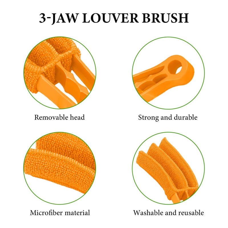 DXNQ 4 PCS Blind Cleaner Duster Tool, Window Venetian Hand-held