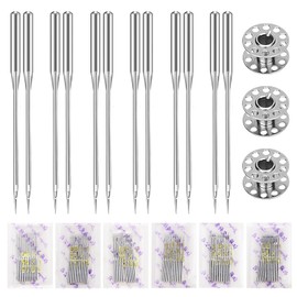 Sewing Machine Needles, 60 Pcs Sewing Machine Needles, Universal Sewing Machine Needles for Thick Cloth, Canvas, Leather, Shirting, Denim