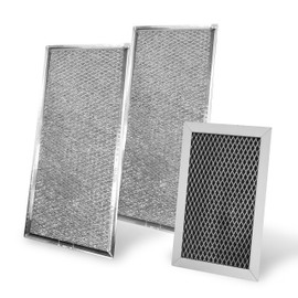 3 Pack Microwave Filter with Activated Carbon Fit for GE, Replace JVM6175SF1SS JVM6175SK1SS JVM6175SK2SS JVM6175SK3SS Charcoal Filter