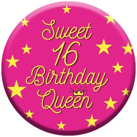 LimaLima 16th Birthday Gift For Girls Sweet 16 Badge Decoration