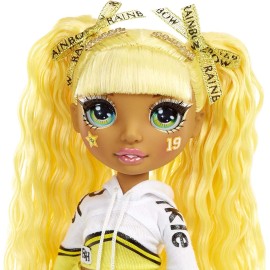 MGA Entertainment Rainbow High Cheer Sunny Madison Fashion Doll with Yellow Pom Poms Cheerleader