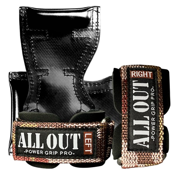ALLOUT Power Grip Pro Wrist Straps, Authentic, One Size Fits