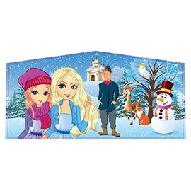TentandTable Modular Art Panel for Bounce Houses, Slides, or Combos | Winter Wonderland | Fits Most 13-Foot Wide Commercial Inflatables