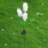 Outdoor Waterproof Solar Flower Battery Light Hyacinth for Garden, Balcony,