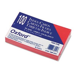 ESS7320CHE - Oxford Unruled Index Cards