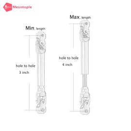 Mesimsple Steel Center Driveshaft 3-4 inch for 1/10 Series RC Car