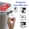 PlasticMill Trash Bags Cinch Black, 2 Pack, To Hold Garbage