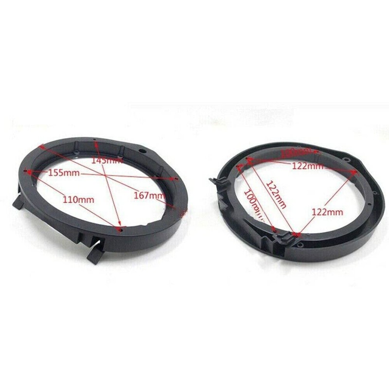 TEAMWILL 2 Pairs Car Speaker Adapter Board+Wiring Harness Connector for