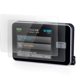 Omoojee 2 Pack Flexible Glass Screen Protector, Compatible with Tandem tSlim X2 and tFlex, Anti-Scratch Anti-Fingerprint