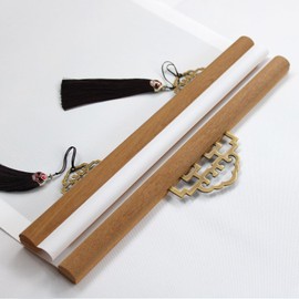 ZQLFLFRM Oriental Scroll Painting Canvas Art - Asian Decor for Room, Chinese Painting Decor, Wall Art