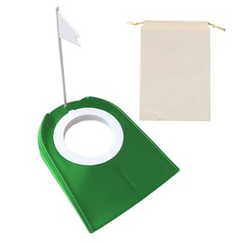 1 Piece Golf Putting Cup, 1 Piece Non-woven Bag, Golf Putting Aid, Golf Putting Machine, Golf Putting Hole Cup and Flag