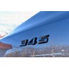 OVERLAND SPY (2pc) Gloss Black 345 Badge Emblem Chrome Trim
