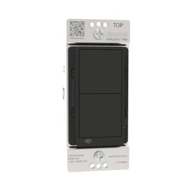 Square D X Series 15 Amp WiFi Energy Monitoring Light Switch, Single-Pole/3-way, 600 Watt, Rocker, Matter Certified, Compatible with Alexa and Google Assistant, Black